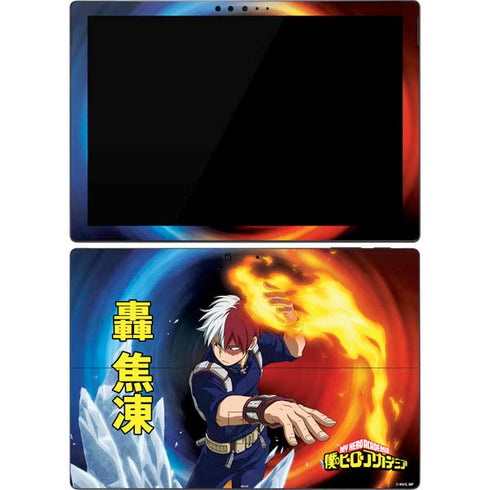 My Hero Academia Shoto Todoroki Season 4 Surface Pro 7 Skin