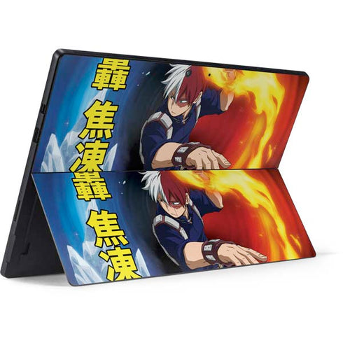 My Hero Academia Shoto Todoroki Season 4 Surface Pro 7 Skin