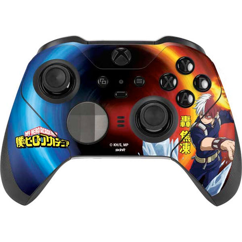 My Hero Academia Shoto Todoroki Season 4 Xbox Elite Wireless Controller Series 2 Skin