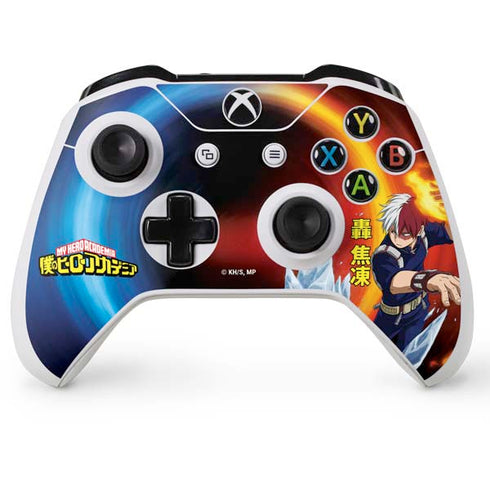 My Hero Academia Shoto Todoroki Season 4 Xbox One X Controller Skin
