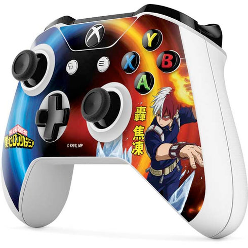 My Hero Academia Shoto Todoroki Season 4 Xbox One X Controller Skin