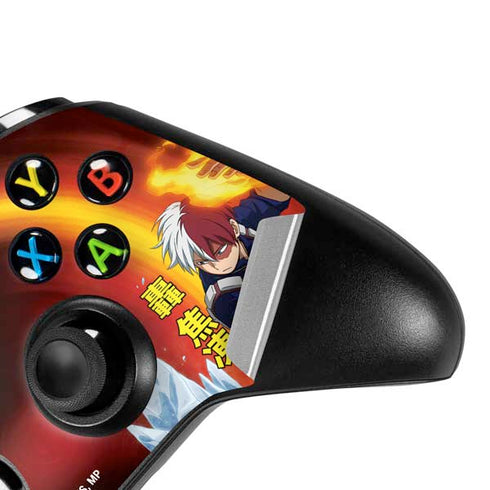 My Hero Academia Shoto Todoroki Season 4 Xbox One X Controller Skin