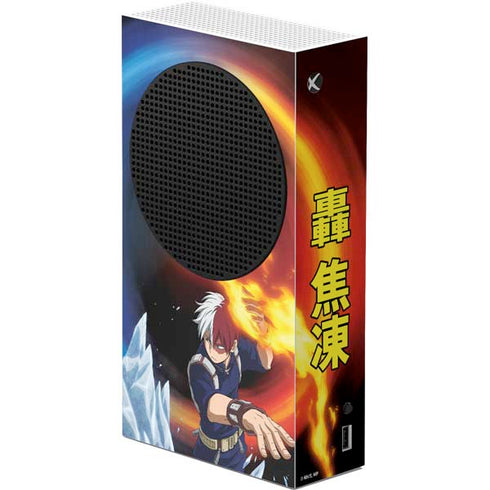 My Hero Academia Shoto Todoroki Season 4 Xbox Series S Console Skin