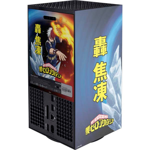My Hero Academia Shoto Todoroki Season 4 Xbox Series X Console Skin