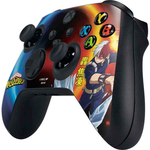My Hero Academia Shoto Todoroki Season 4 Xbox Series X Controller Skin