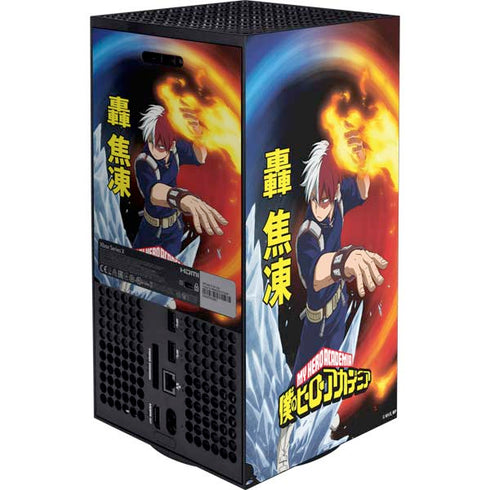 My Hero Academia Shoto Todoroki Season 4 XBox Series X Digital Edition Bundle Skin