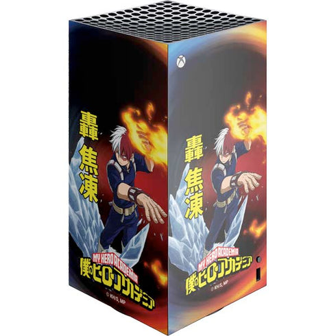 My Hero Academia Shoto Todoroki Season 4 XBox Series X Digital Edition Console Skin