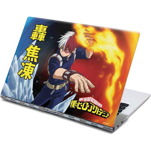 My Hero Academia Shoto Todoroki Season 4 Yoga 910 2-in-1 14in Touch-Screen Skin