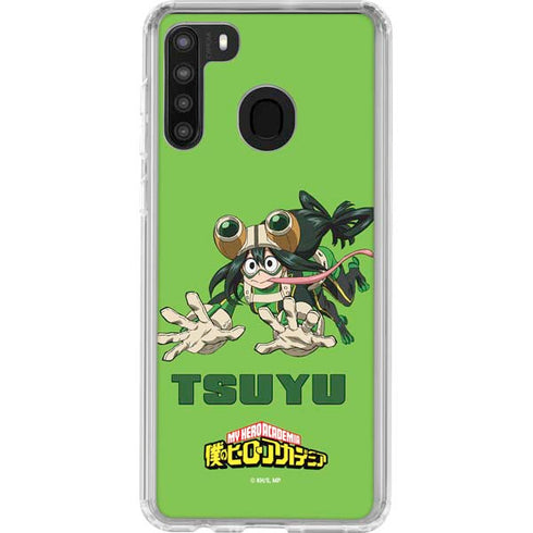 My Hero Academia Tsuyu Season 5 Galaxy A21 Clear Case