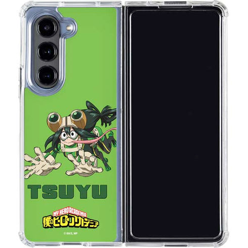 My Hero Academia Tsuyu Season 5 Galaxy Z Fold5 5G Clear Case