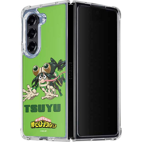 My Hero Academia Tsuyu Season 5 Galaxy Z Fold5 5G Clear Case