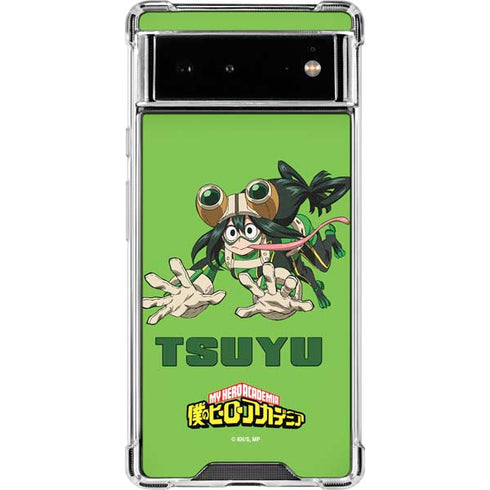 My Hero Academia Tsuyu Season 5 Google Pixel 6 Clear Case