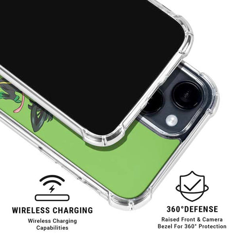 My Hero Academia Tsuyu Season 5 iPhone 14 Plus Clear Case