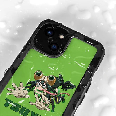 My Hero Academia Tsuyu Season 5 iPhone 15 Plus Waterproof Case