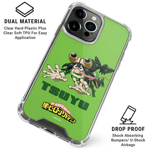 My Hero Academia Tsuyu Season 5 iPhone 16 Pro Max Clear Case