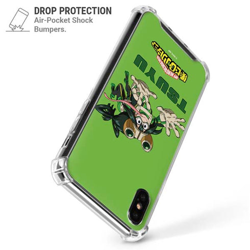 My Hero Academia Tsuyu Season 5 iPhone XS Max Clear Case