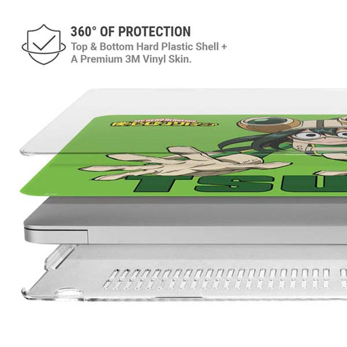 My Hero Academia Tsuyu Season 5 MacBook Pro 16in (2019-20) Case plus Skin