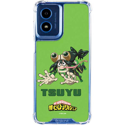 My Hero Academia Tsuyu Season 5 Moto G Play 4G (2024) Clear Case