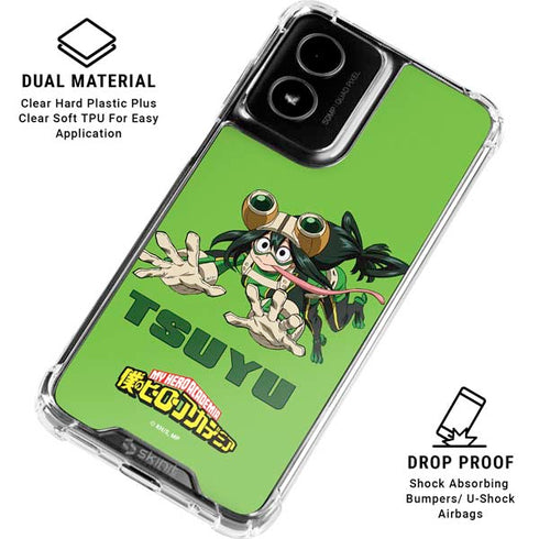 My Hero Academia Tsuyu Season 5 Moto G Power 5G (2024) Clear Case