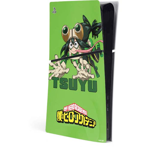 My Hero Academia Tsuyu Season 5 PS5 Slim Digital Edition Console Skin