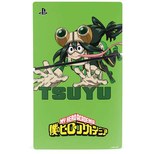My Hero Academia Tsuyu Season 5 PS5 Slim Disk Console Skin