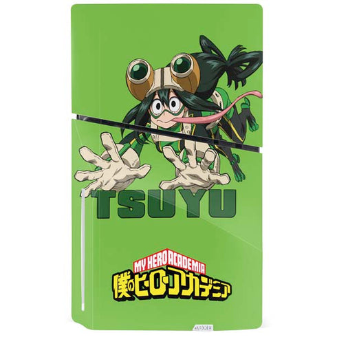 My Hero Academia Tsuyu Season 5 PS5 Slim Disk Console Skin
