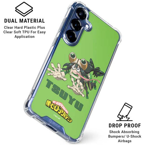 My Hero Academia Tsuyu Season 5 Galaxy S25 Plus Clear Case
