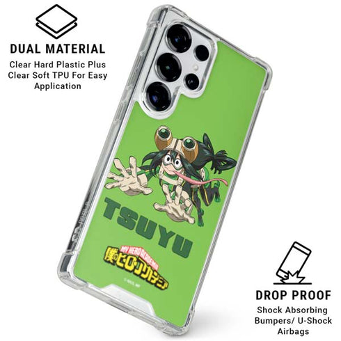 My Hero Academia Tsuyu Season 5 Galaxy S25 Ultra Clear Case