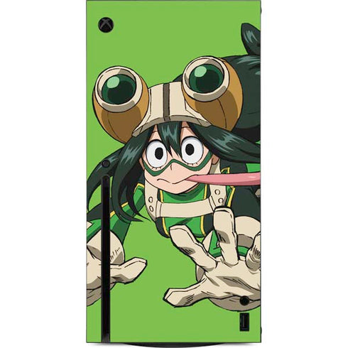 My Hero Academia Tsuyu Season 5 Xbox Series X Console Skin
