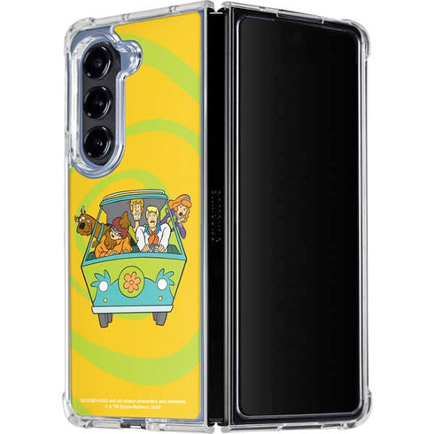 Scooby Doo Mystery Machine Van Galaxy Z Fold5 5G Clear Case