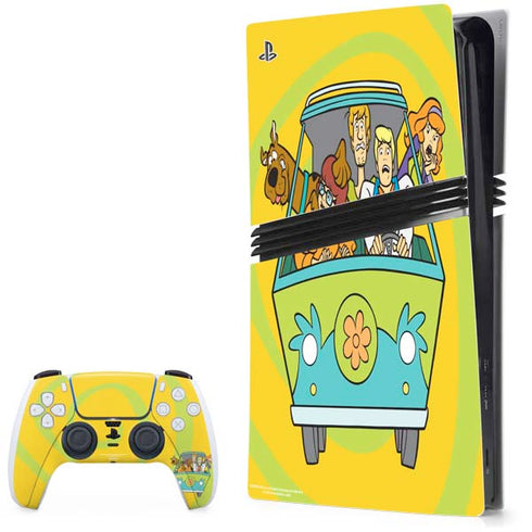 Scooby Doo Mystery Machine Van PlayStation PS5 Skins