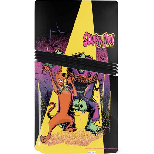 Scooby Doo Mystery Solved PS5 Pro Disk Console Skin