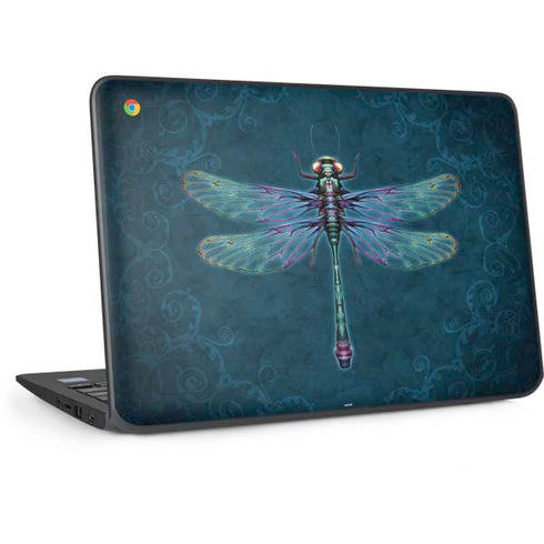 Mystical Dragonfly by Brigid Ashwood HP Chromebook Skin