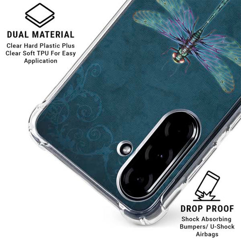 Mystical Dragonfly by Brigid Ashwood Galaxy A36 5G Clear Case