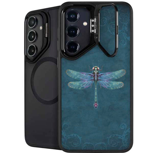 Mystical Dragonfly by Brigid Ashwood Galaxy S25 Kickstand Case