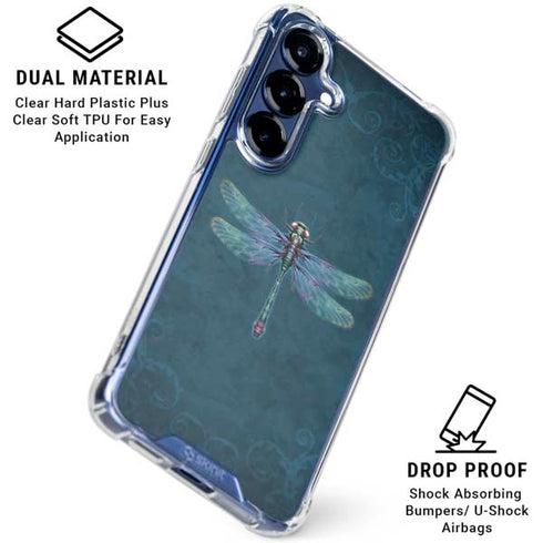 Mystical Dragonfly by Brigid Ashwood Galaxy S25 Clear Case