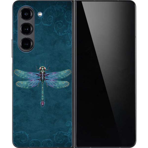 Mystical Dragonfly by Brigid Ashwood Galaxy Z Fold5 5G Skin