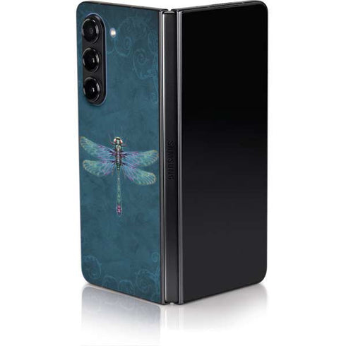 Mystical Dragonfly by Brigid Ashwood Galaxy Z Fold5 5G Skin