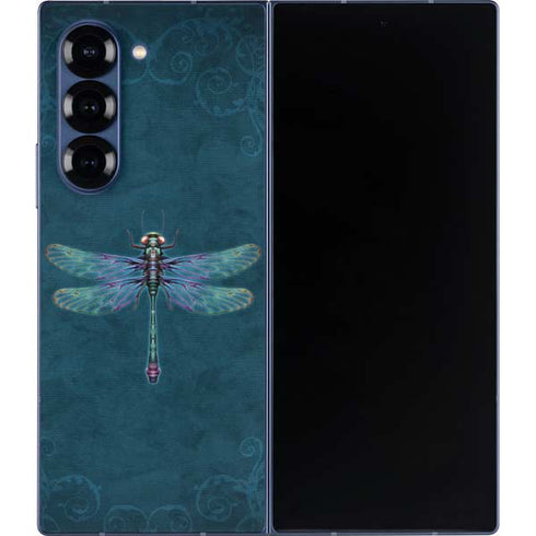Mystical Dragonfly by Brigid Ashwood Galaxy Z Fold6 Skin