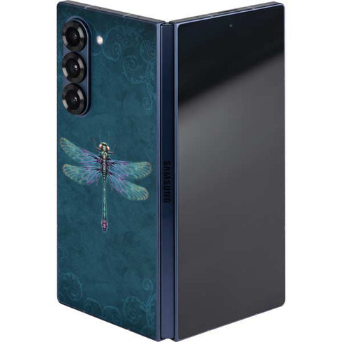 Mystical Dragonfly by Brigid Ashwood Galaxy Z Fold6 Skin