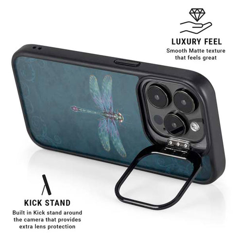 Mystical Dragonfly by Brigid Ashwood iPhone 13 Pro Kickstand Case