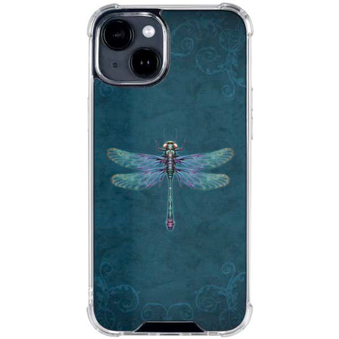 Mystical Dragonfly by Brigid Ashwood iPhone 15 Clear Case