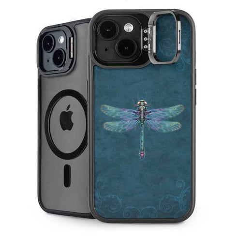 Mystical Dragonfly by Brigid Ashwood iPhone 15 Plus Kickstand Case