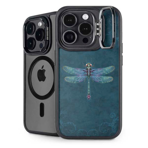 Mystical Dragonfly by Brigid Ashwood iPhone 15 Pro Kickstand Case