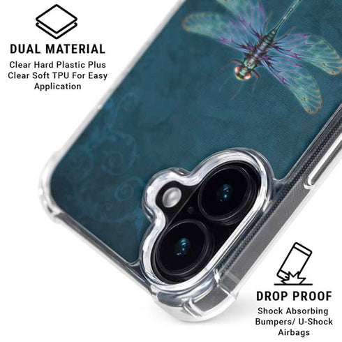 Mystical Dragonfly by Brigid Ashwood iPhone 16 Plus Clear Case