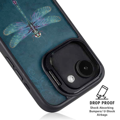 Mystical Dragonfly by Brigid Ashwood iPhone 16e Kickstand Case