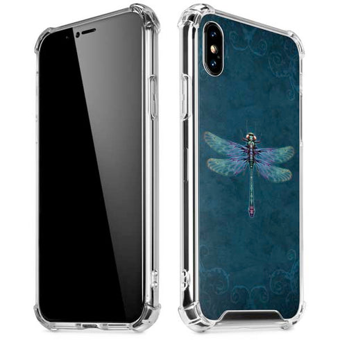 Mystical Dragonfly by Brigid Ashwood iPhone X/XS Clear Case