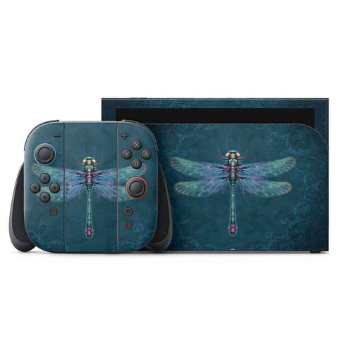 Mystical Dragonfly by Brigid Ashwood Nintendo Switch 2 (2025) with Joy-Con Skin