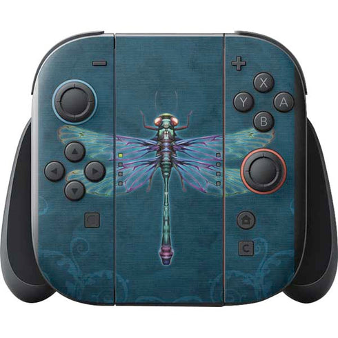 Mystical Dragonfly by Brigid Ashwood Nintendo Switch 2 (2025) with Joy-Con Skin