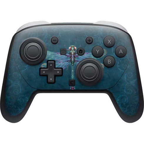 Mystical Dragonfly by Brigid Ashwood Nintendo Switch 2 (2025) Pro Controller Skin